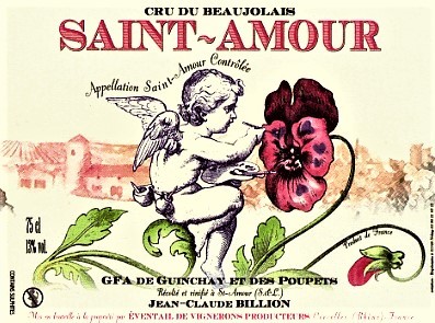 Saint Amour - historyczna etykieta.